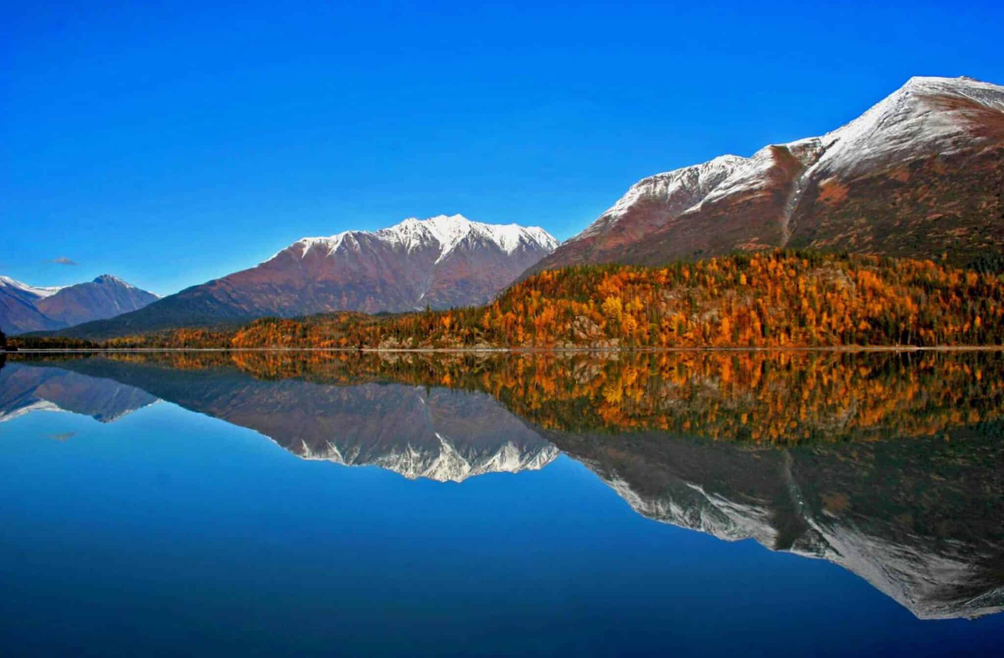 Lower Trail Lake in Alaska by Rhonda Lynn