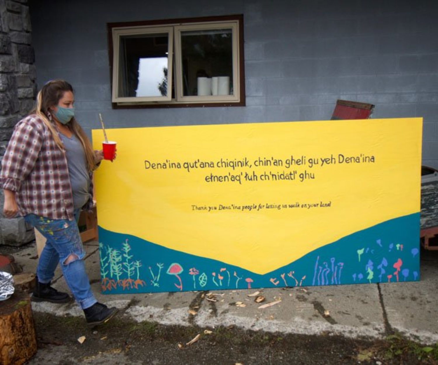 Thank you Dena'ine for letting us walk on your land.