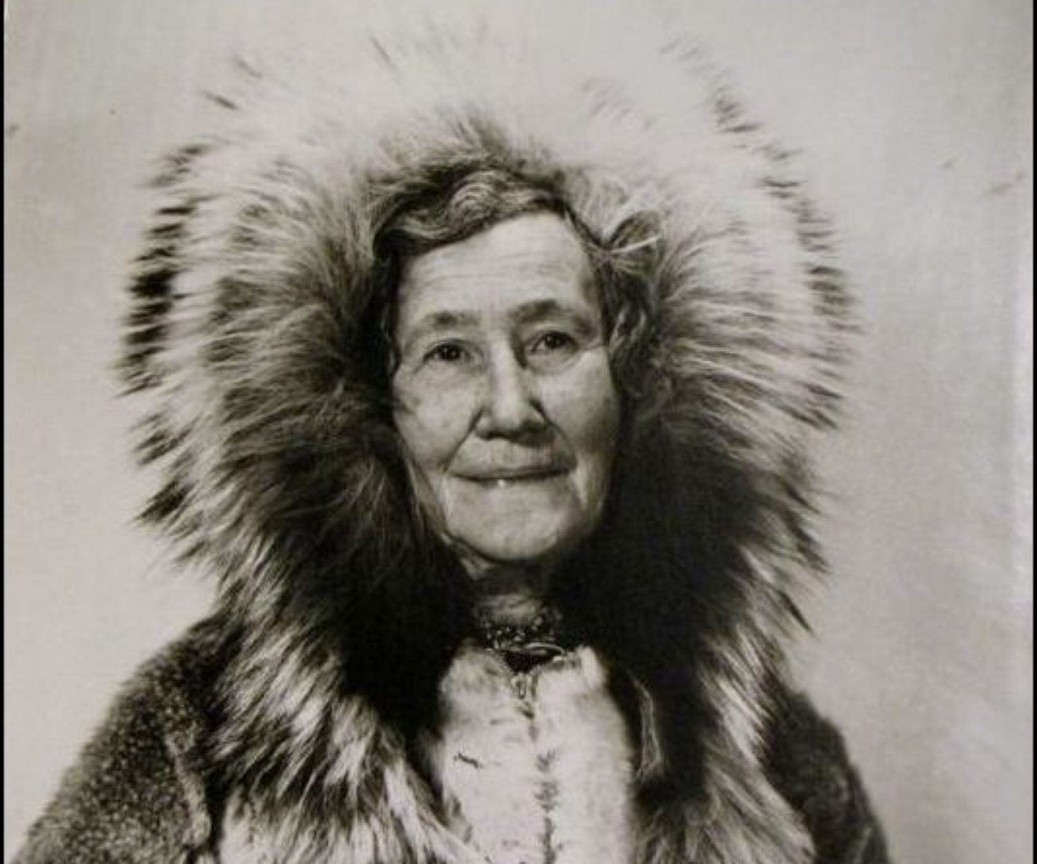 Alaska Nellie with a fur hood
