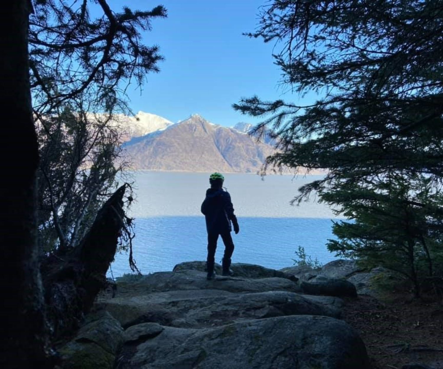 The Gull Rock trail provides amazing views of Cook Inlet and the mountains of the Chugach.