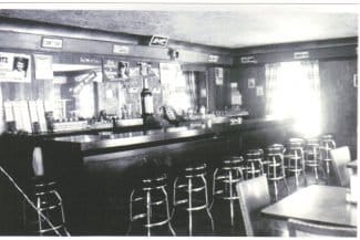 1950s view of the Jockey Club bar.
